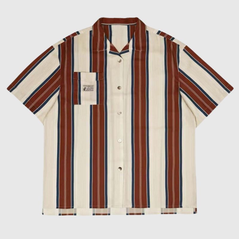 Vintage Striped Design Shirt