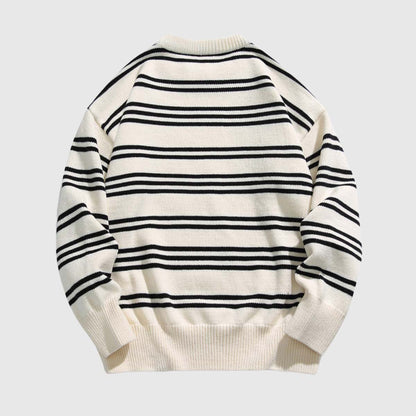 Bold Stripe Knit Sweater