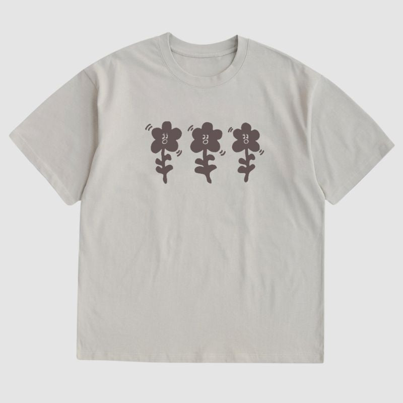 Solid Flowers Tee