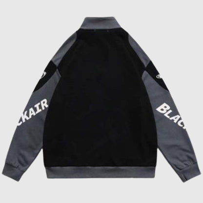 Racing Style Zip Sweatshirt