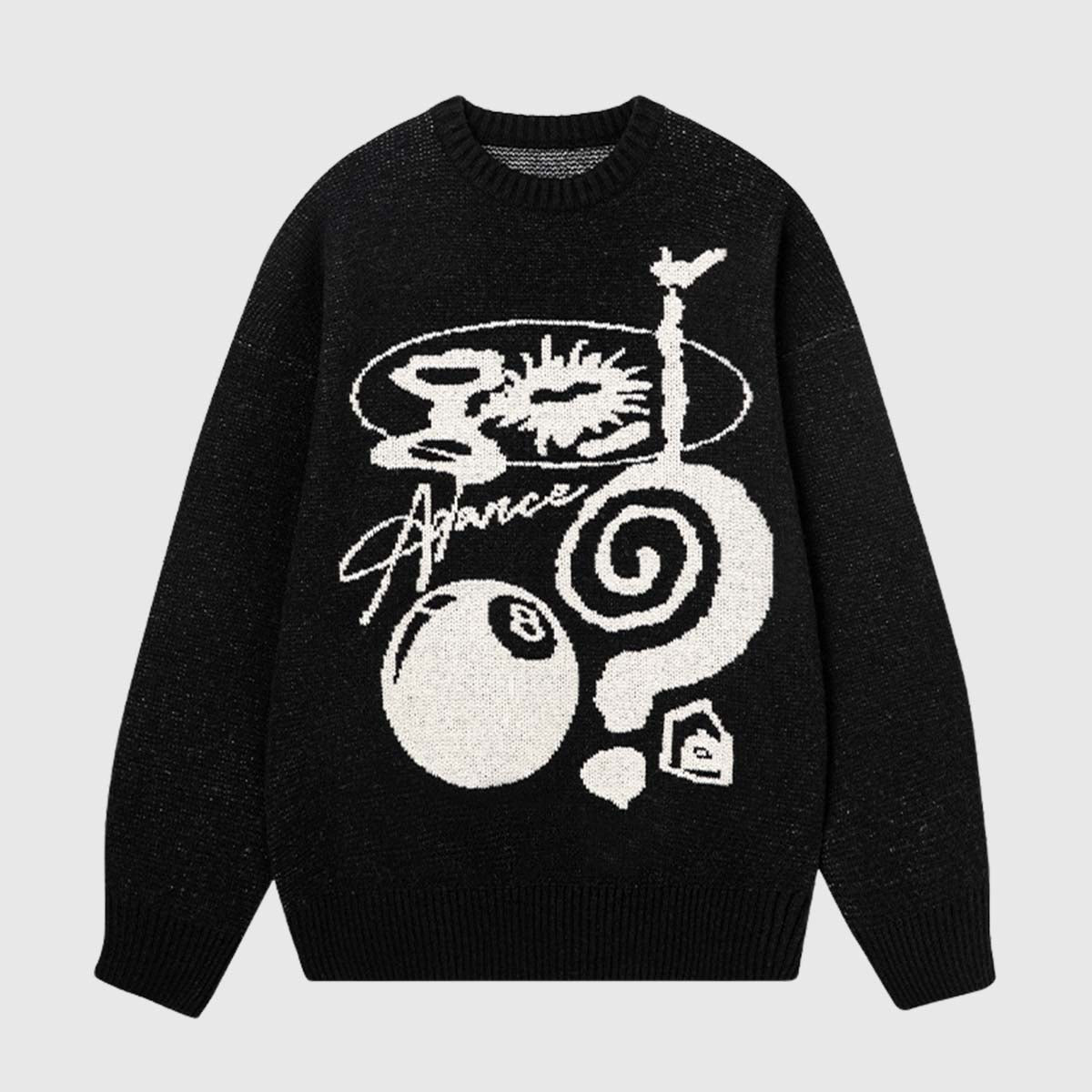 Graphic Abstract Sweater