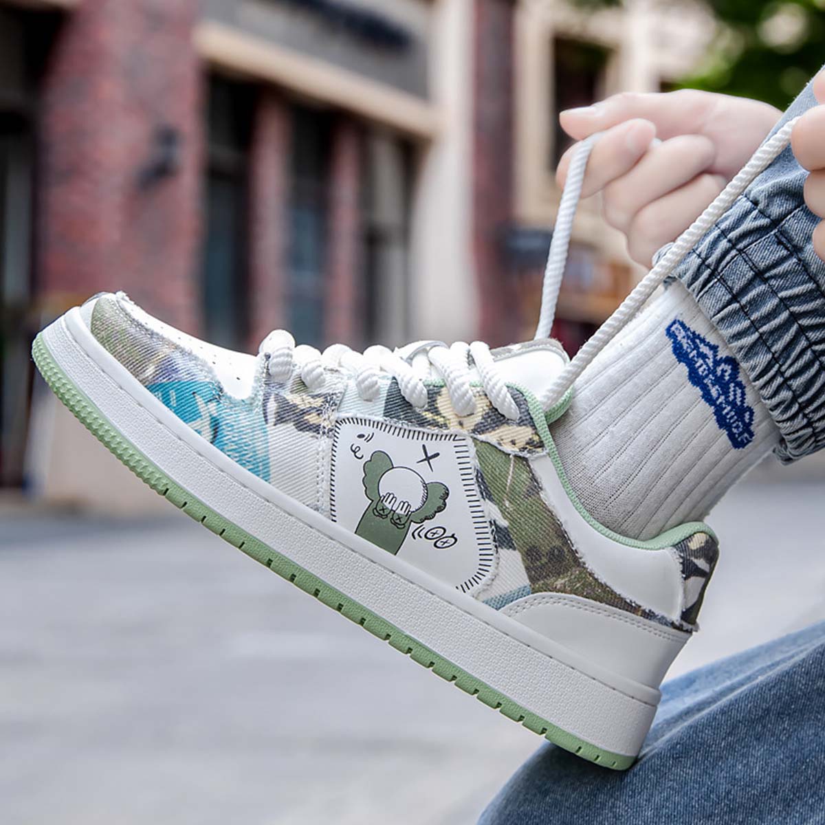 Urban Canvas Graffiti Sneakers