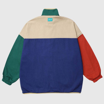 Color-Block Reversible Jacket