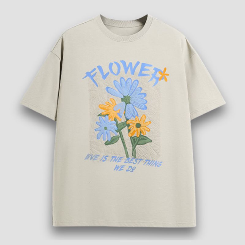 Floral Foam Print Tee