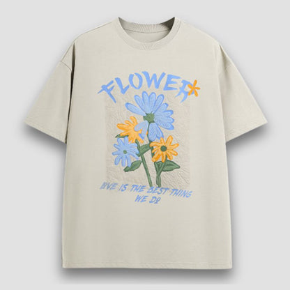 Floral Foam Print Tee