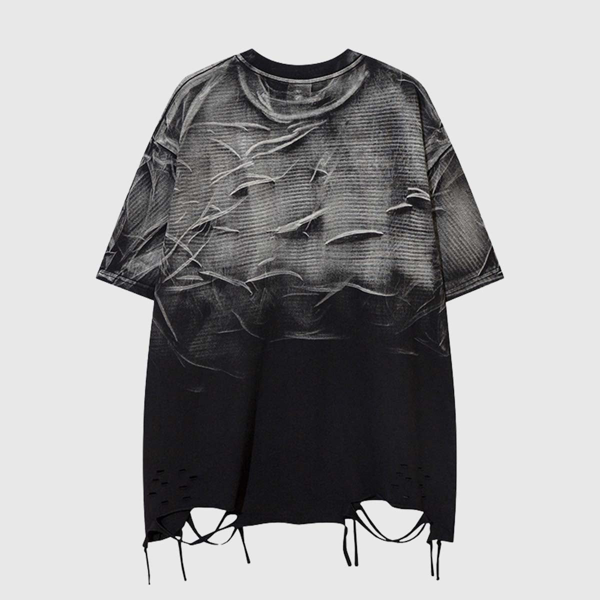 Distressed Graphic Oversized T-Shirt