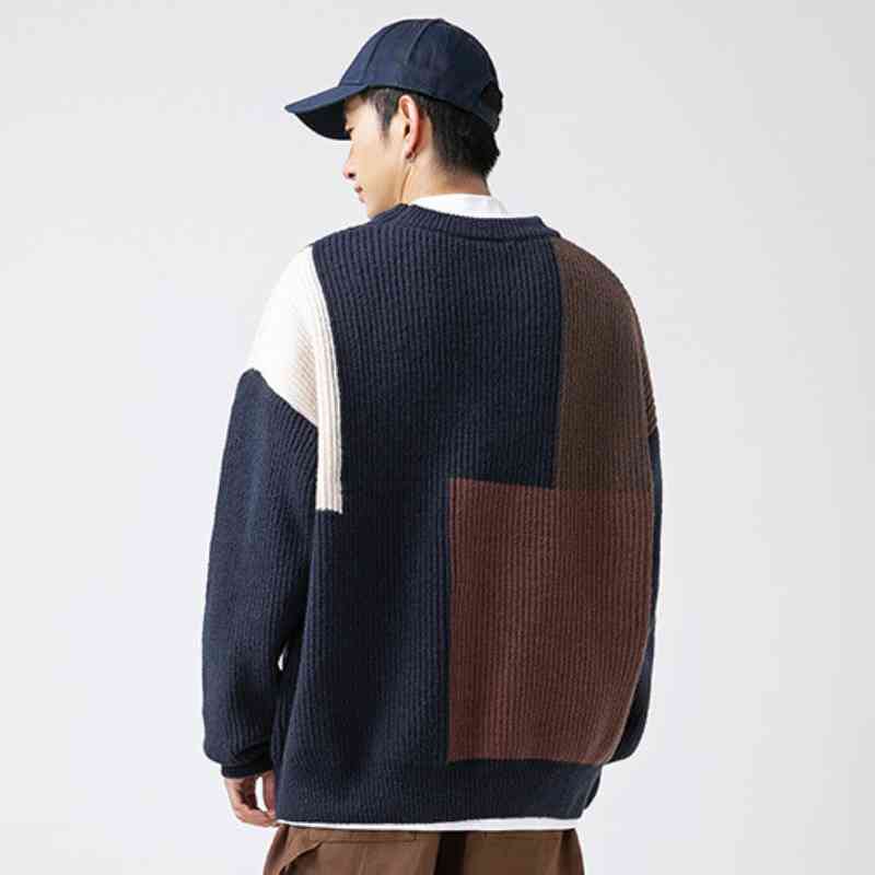 Color Block Textured Sweater