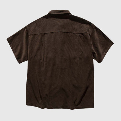 Brown Casual Utility Shirt