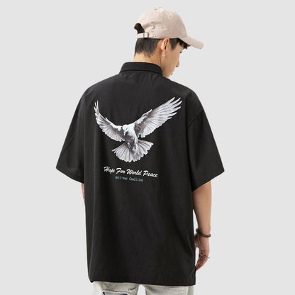 Peace Dove Printed Shirts