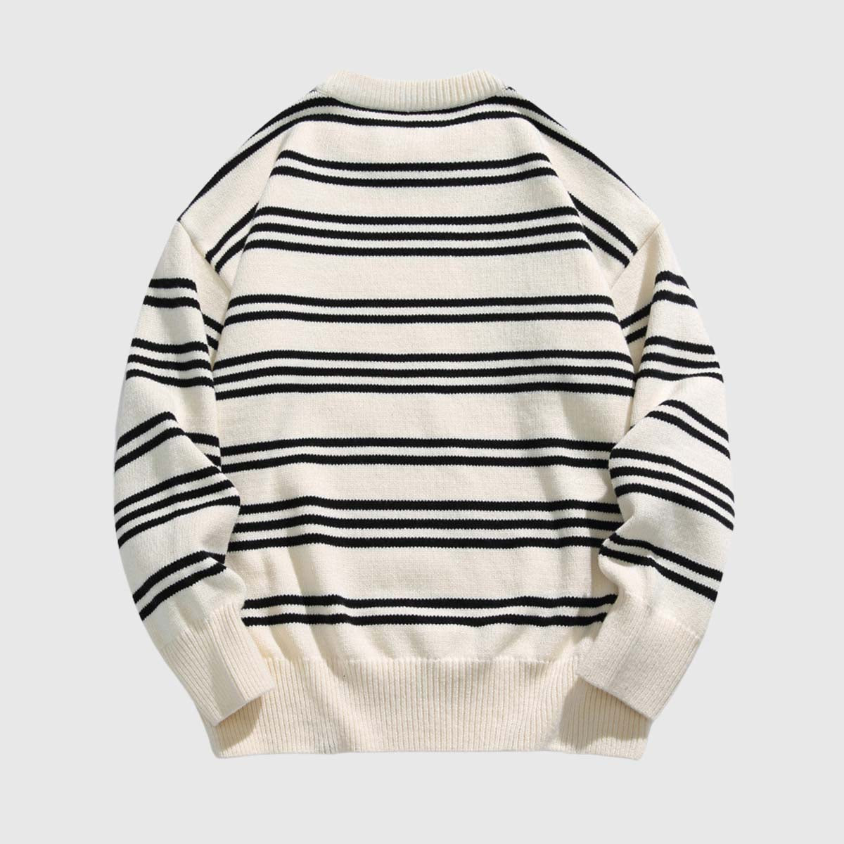 Thick Stripe Knit Sweater