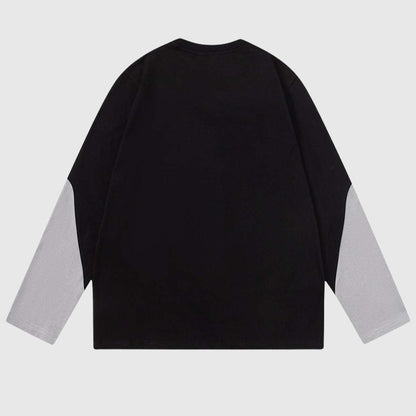 Color Block Long Sleeve Shirt