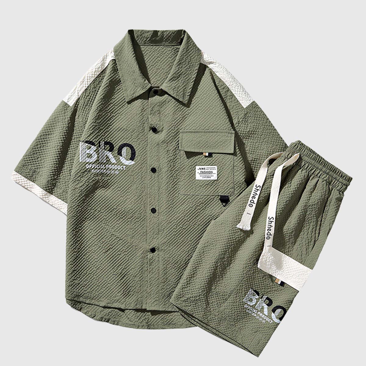 Urban Textured Cargo Shirt