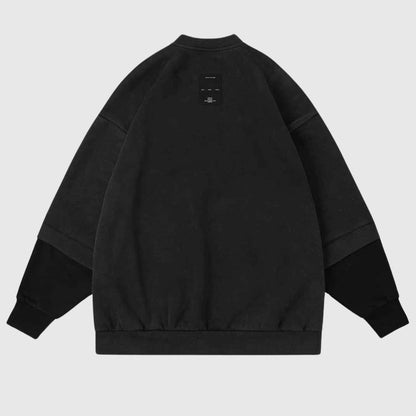 Dual-Layered Crewneck Sweatshirt