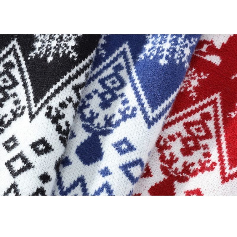 Christmas Pattern Lazy Sweater