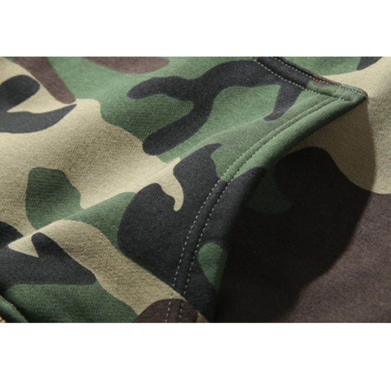 Camo Loose Casual Hoodie