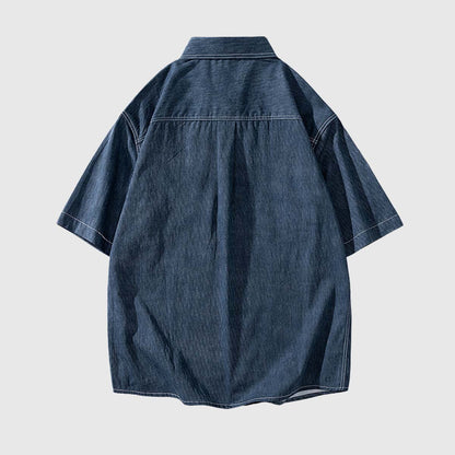 Patch Pocket Denim Shirt