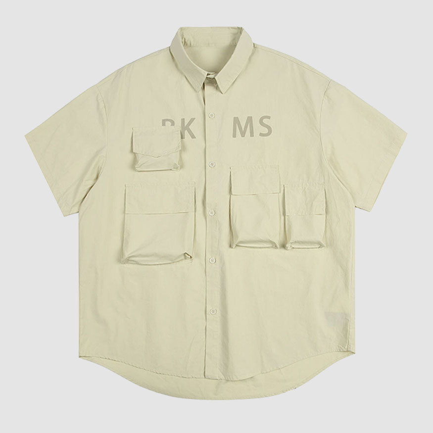 Simple Pocket Cargo Shirts