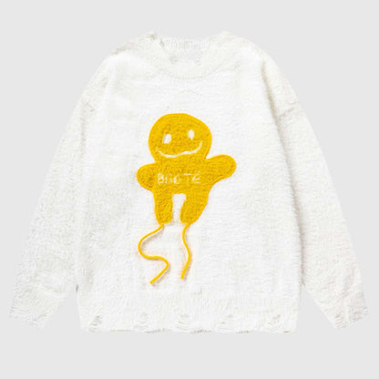 Smiley Knit Sweater