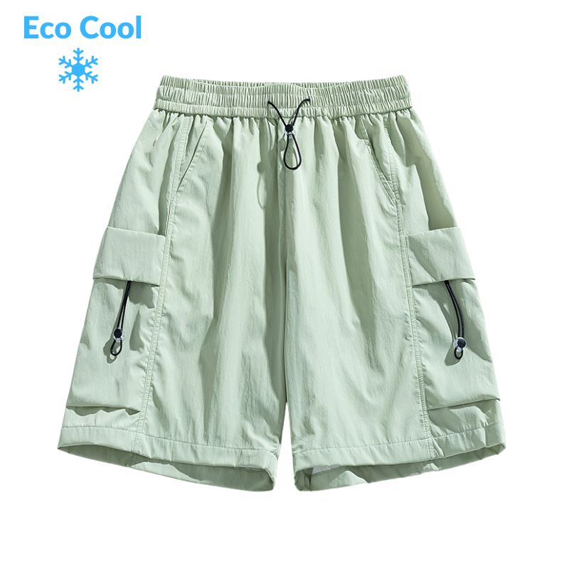 Ice Silk Drawstring Shorts