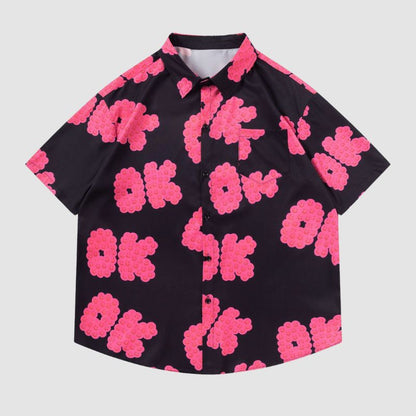 Dopamine "OK" Print Shirts