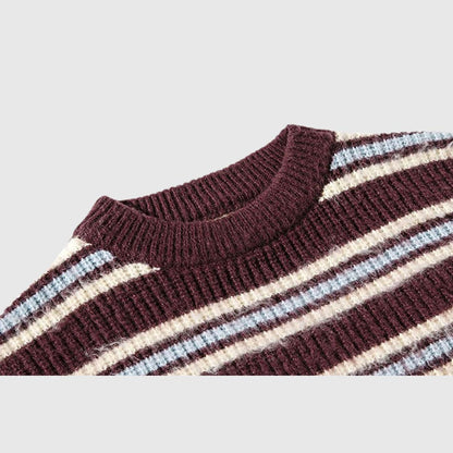 Japanese Striped Knit Sweater