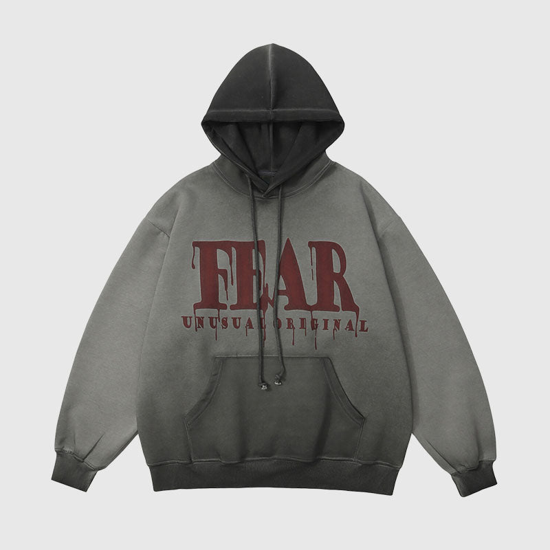 Letter Printed Design Hoodies