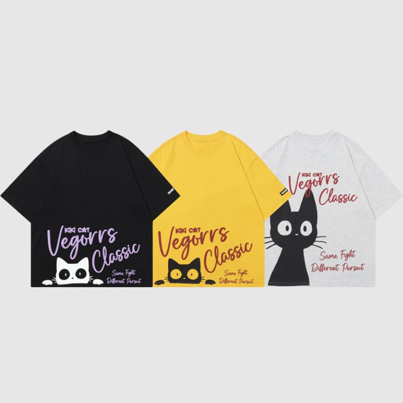 KiKi Cat Print Tee