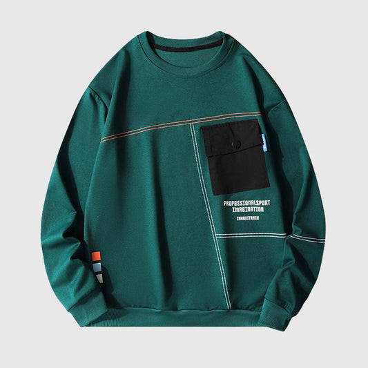 Contrast Pocket Sweatshirt