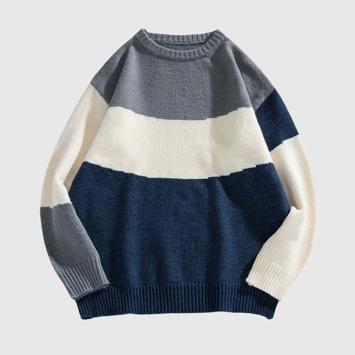 Striped Colorblock Sweater