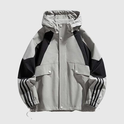 Hooded Colorblock Jacket