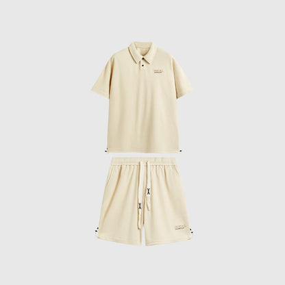 Solid Polo Tee Set