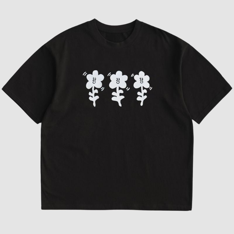 Solid Flowers Tee