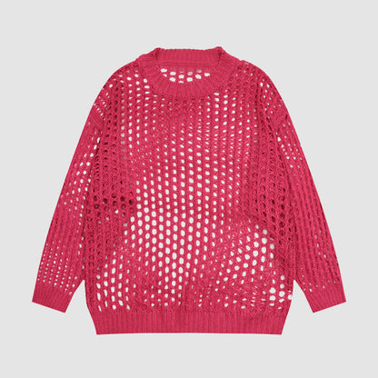 Hollow Out Knit Sweater