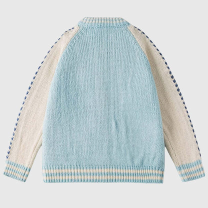 Vintage Varsity Knit Cardigan