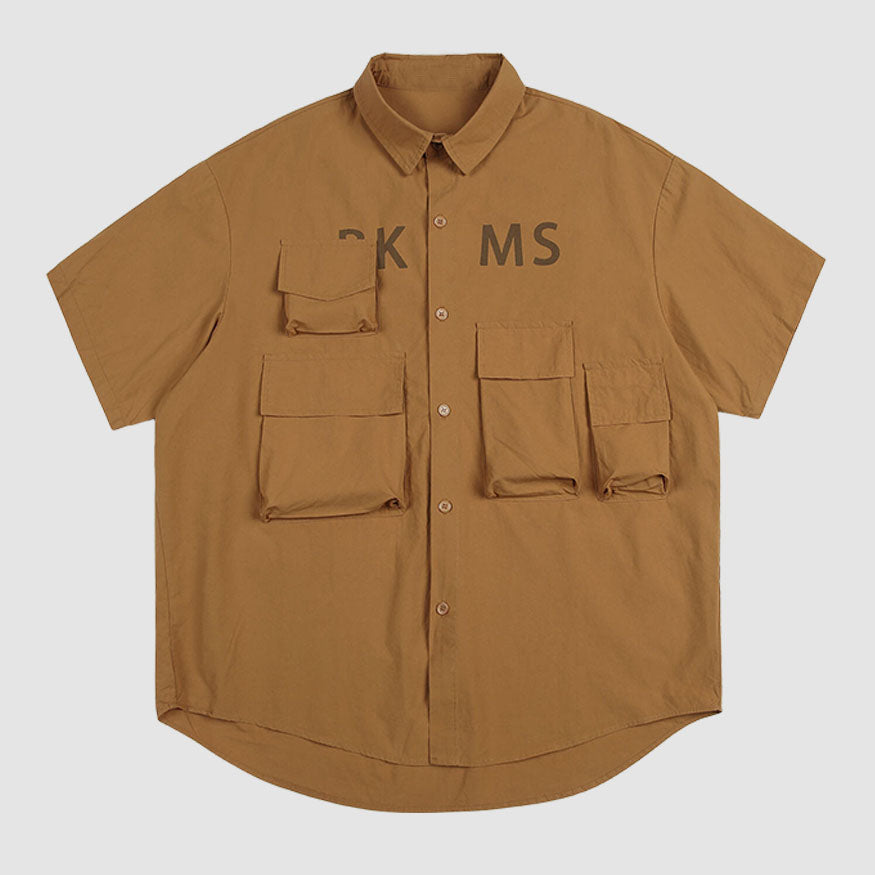 Simple Pocket Cargo Shirts