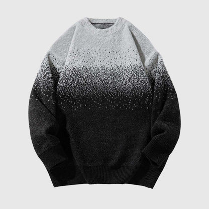 Ombre Gradient Knit Sweater