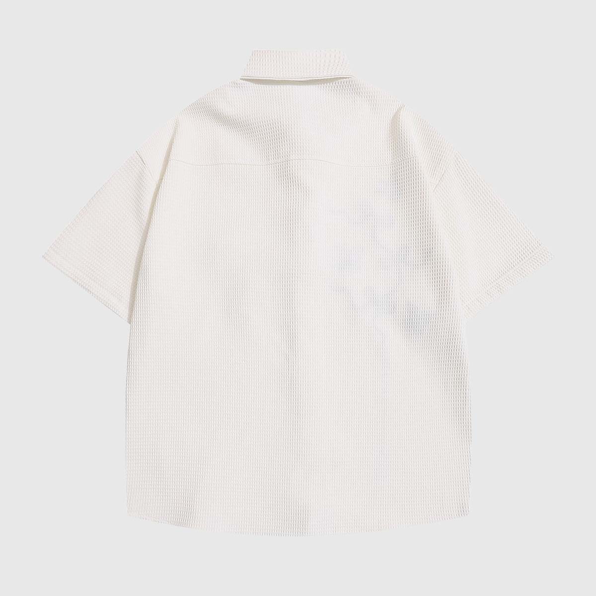 Minimalist Embroidered Art Shirt