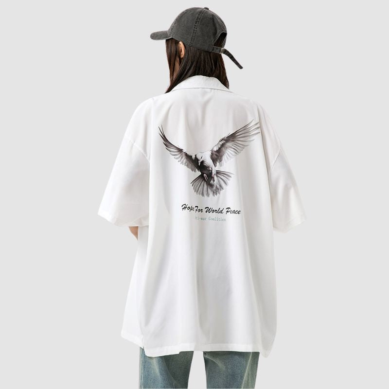 Peace Dove Printed Shirts