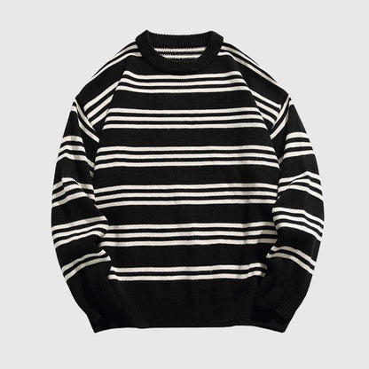 Thick Stripe Knit Sweater