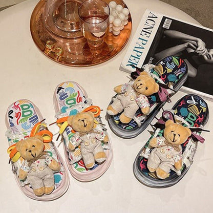 Cute Cartoon Bear Slides