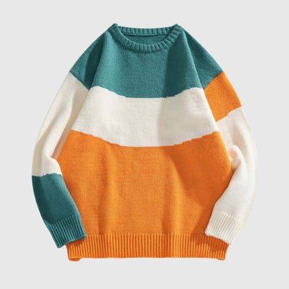 Striped Colorblock Sweater