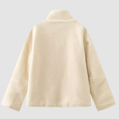 Solid Color Berber Fleece Jacket