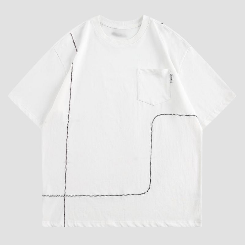 Patch Pocket Embroidered Tees