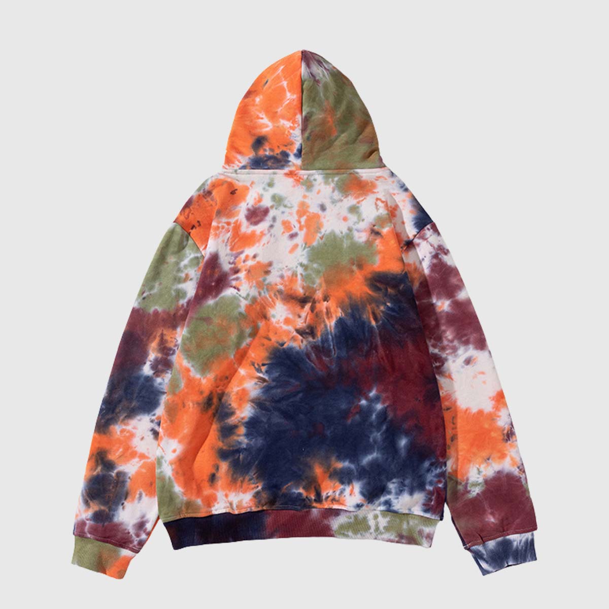 Vibrant Tie-Dye Pullover Hoodie