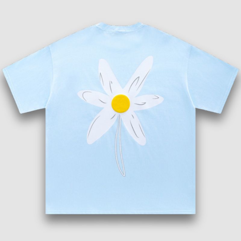 Sunflower Pattern Printed Tee