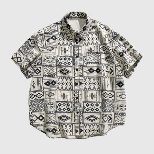 Geometric Print Shirts