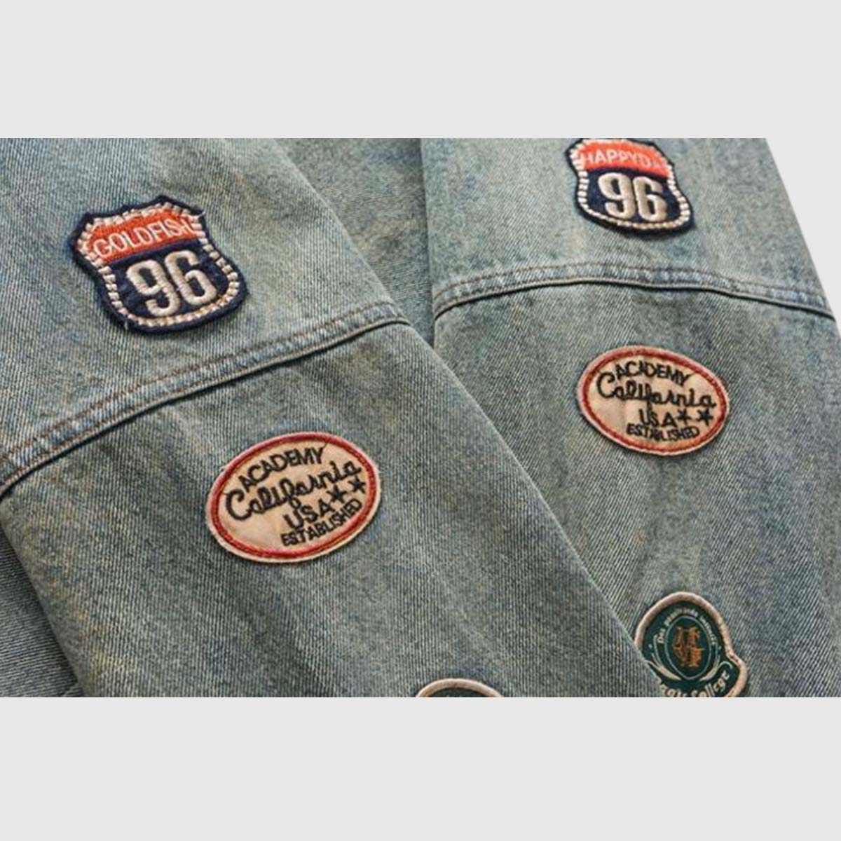 Vintage Embroidered Denim Jacket