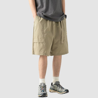 Buckle Belt Cargo Shorts