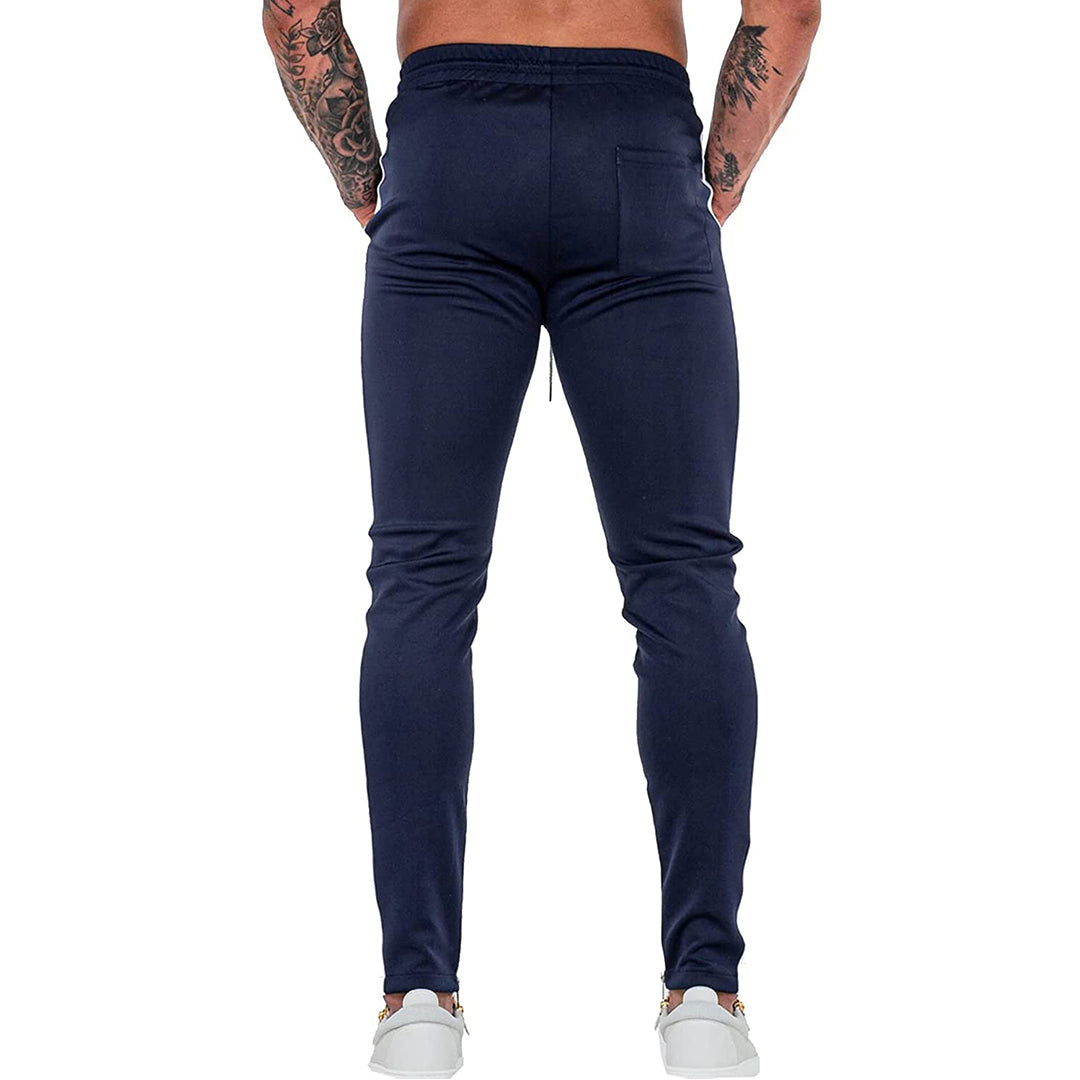 Mens Gym Workout Joggers Pants Tapered