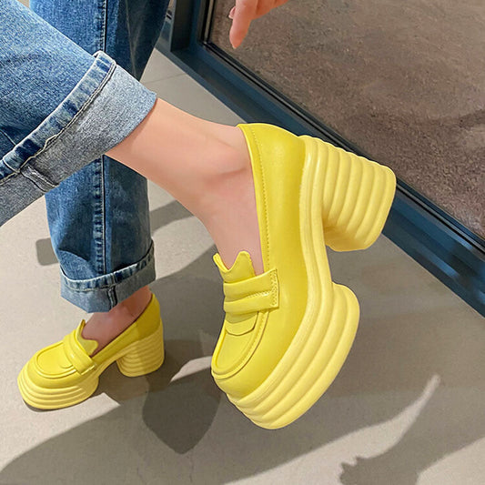 Sweet Platform Chunky Heels